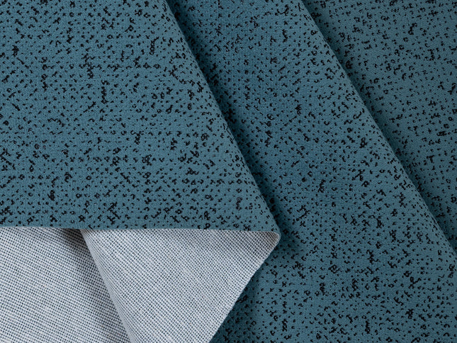 Aqua Green Colour Textured Suede Sofa, Chair and Curtain Fabric