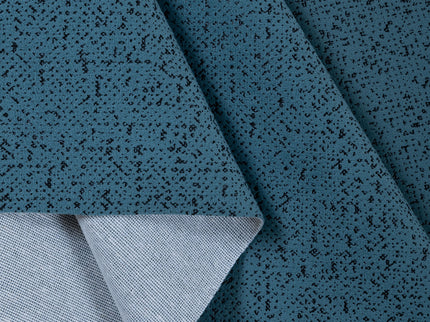 Aqua Green Colour Textured Suede Readymade Curtain