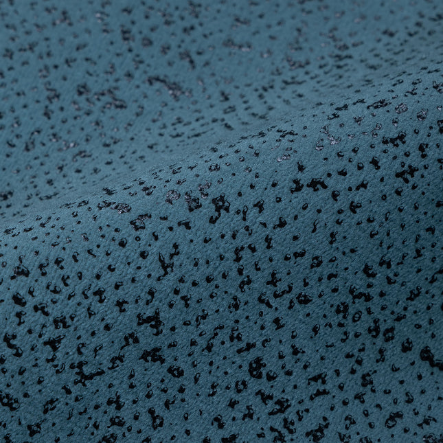 Aqua Green Colour Textured Suede Readymade Curtain