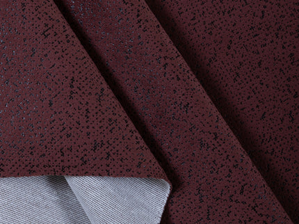 Earthy Mauve Colour Textured Suede Readymade Curtain