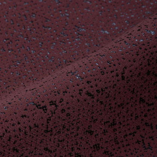 Earthy Mauve Colour Textured Suede Readymade Curtain