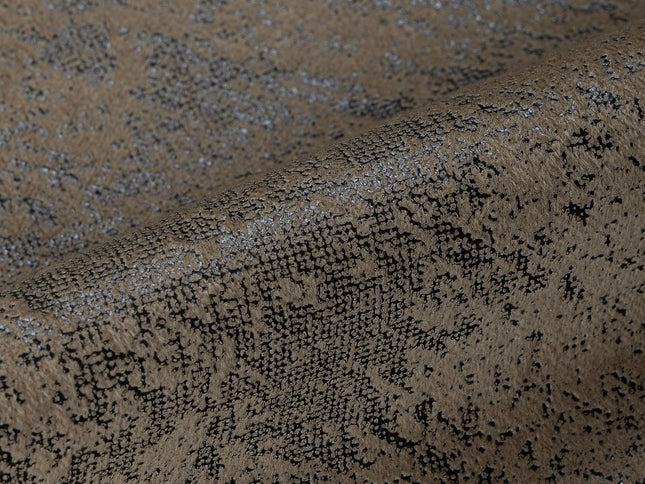 Brass Colour Textured Suede Sofa, Chair and Curtain Fabric