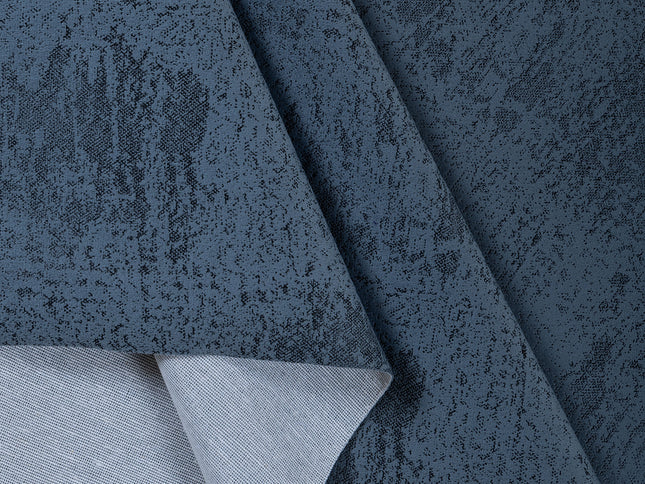 Blue Grey Colour Textured Suede Sofa, Chair and Curtain Fabric