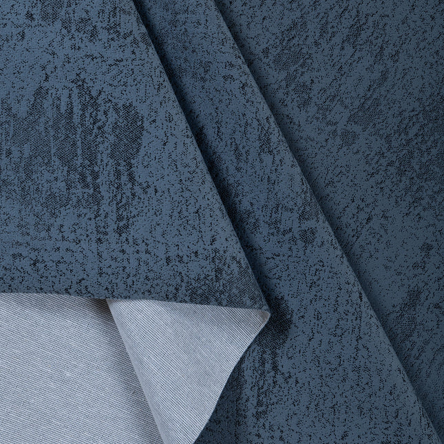 Blue Grey Colour Textured Suede Sofa, Chair and Curtain Fabric