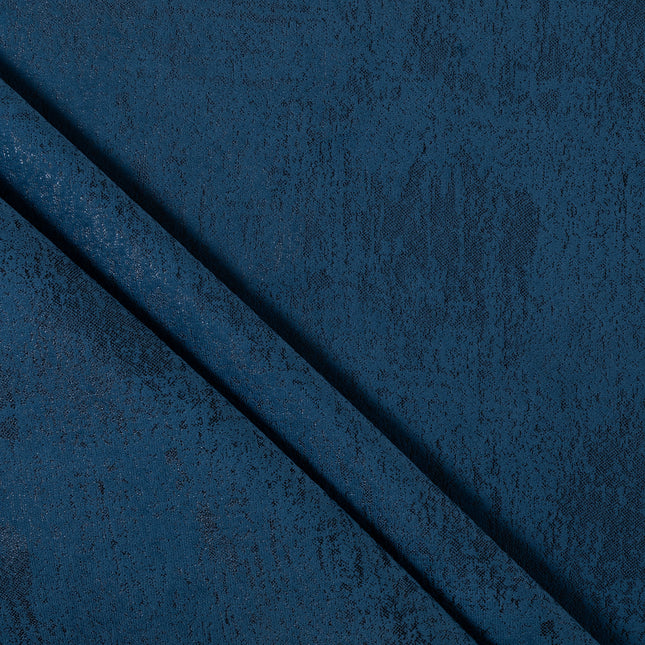 Oxford Blue Colour Textured Suede Sofa, Chair and Curtain Fabric
