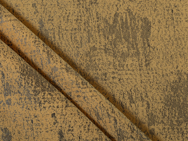Mustard Yellow Colour Textured Suede Sofa, Chair and Curtain Fabric