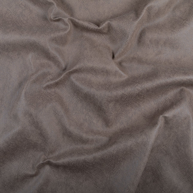Espresso Brown Colour Textured Suede Sofa and Chair Fabric