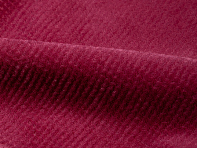 Wine Colour Textured Velvet Flock Easy Clean Sofa, Chair and Curtain Fabric