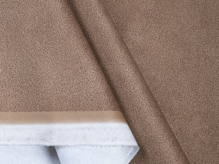 Pale Brown Colour Textured Suede Sofa and Chair Fabric