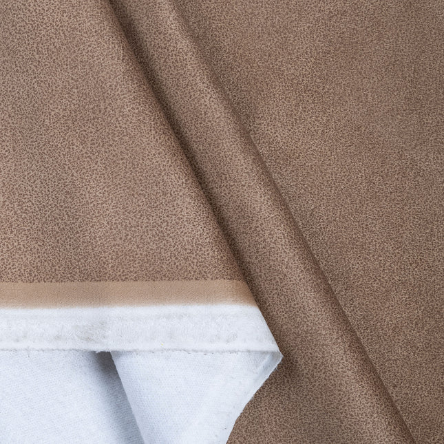 Pale Brown Colour Textured Suede Sofa and Chair Fabric