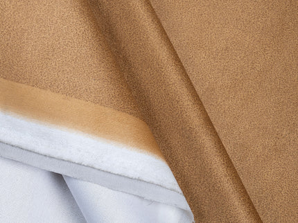 Tawny Brown Colour Textured Suede Sofa and Chair Fabric