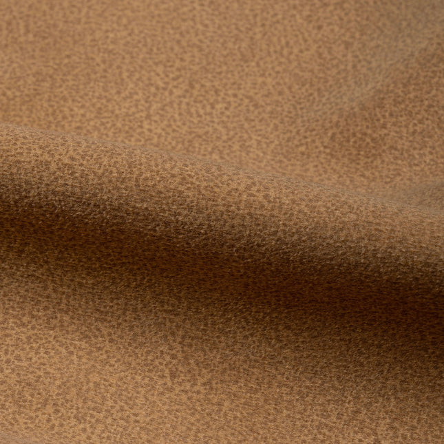 Tawny Brown Colour Textured Suede Sofa and Chair Fabric
