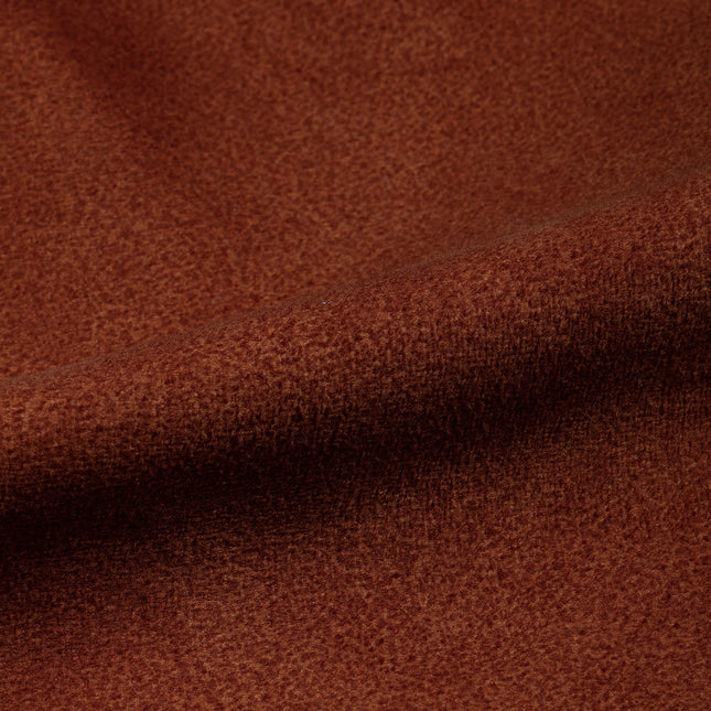 Rust Colour Textured Suede Sofa and Chair Fabric