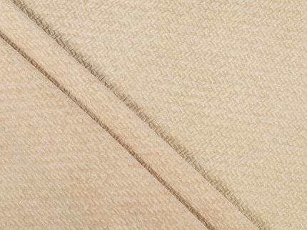 Medium Cream colour textured Velvet Flock Easy Clean Sofa, Chair and Curtain Fabric