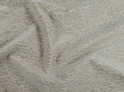 Greenish Grey Colour Textured Velvet Flock Easy Clean Sofa, Chair and Curtain Fabric