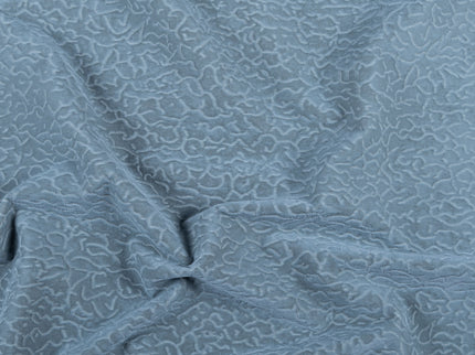 Grey Colour Textured Velvet Flock Easy Clean Sofa, Chair and Curtain Fabric