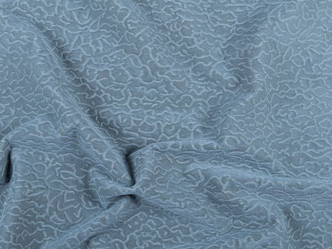 Grey Colour Textured Velvet Flock Easy Clean Sofa, Chair and Curtain Fabric