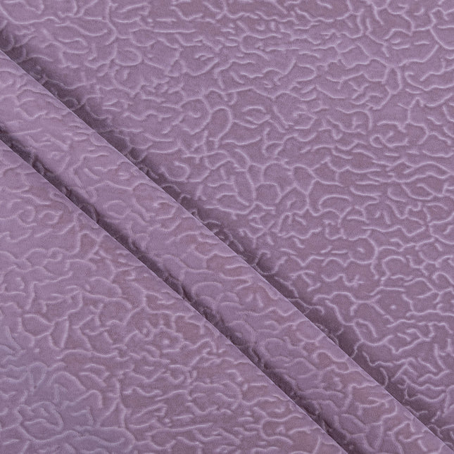 Pink Colour Textured Velvet Flock Readymade Curtain