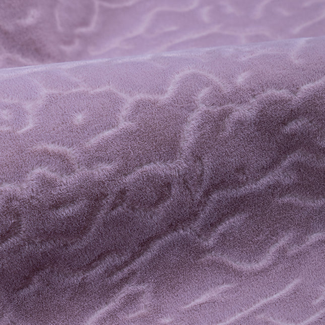 Pink Colour Textured Velvet Flock Easy Clean Sofa, Chair and Curtain Fabric