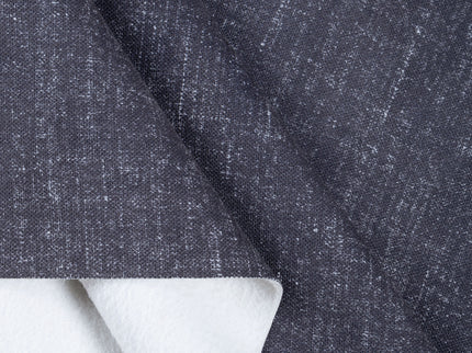 Dark Slate Gray Colour Textured Velvet Sofa and Chair Fabric