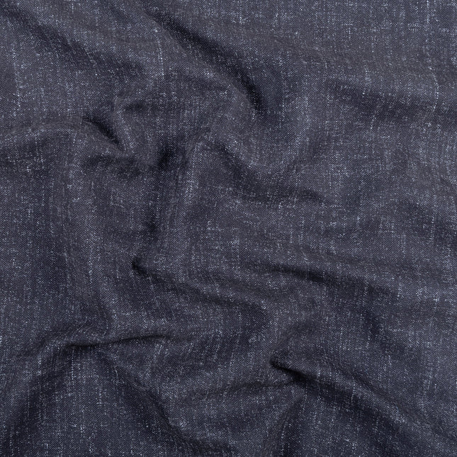 Dark Slate Gray Colour Textured Velvet Sofa and Chair Fabric