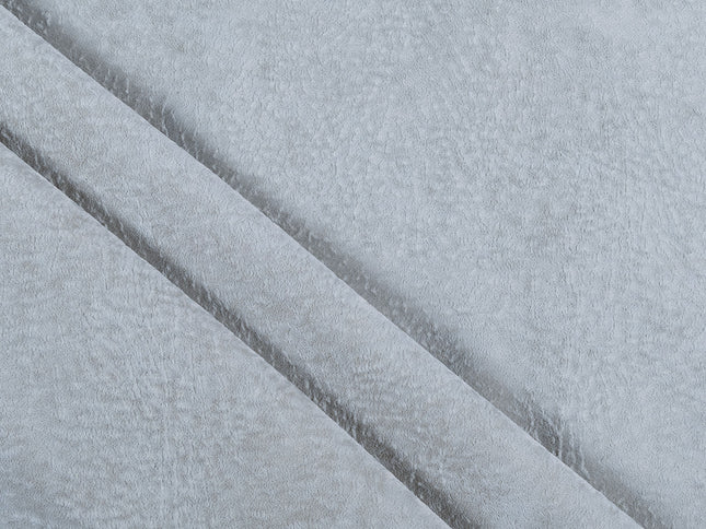 Light Grey Beige Colour Textured Velvet Flock Easy Clean Sofa, Chair and Curtain Fabric