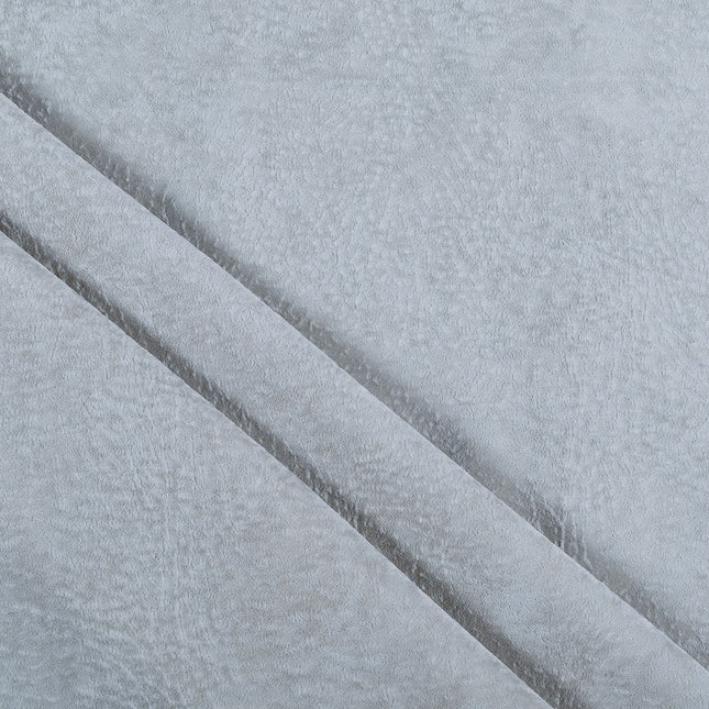 Light Grey Beige Colour Textured Velvet Flock Readymade Curtain