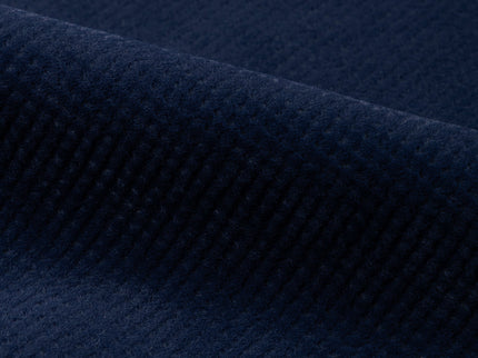 Royal Navy Blue Colour Textued Velvet Flock Easy Clean Sofa, Chair and Curtain Fabric