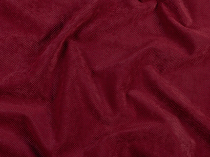 Dark Maroon Colour Textued Velvet Flock Easy Clean Sofa, Chair and Curtain Fabric