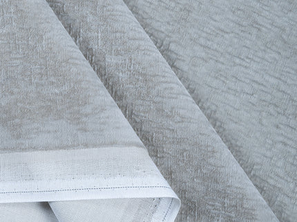 Light Grey Beige Colour Textured Velvet Flock readymade cushion cover