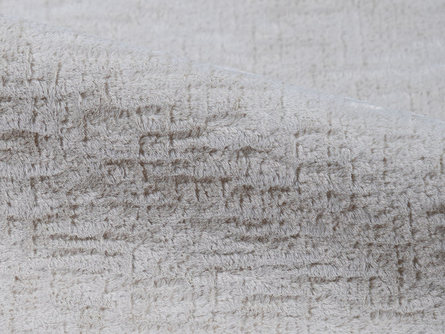 Light Cream Colour Textured Velvet Flock Easy Clean Sofa, Chair and Curtain Fabric