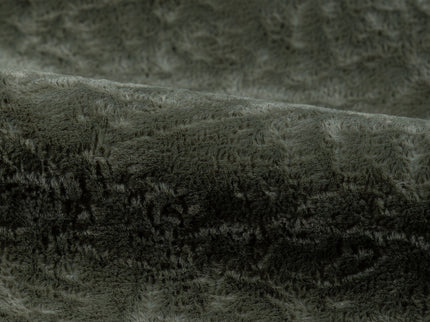 Olive Green Colour Textured Velvet Flock Easy Clean Sofa, Chair and Curtain Fabric