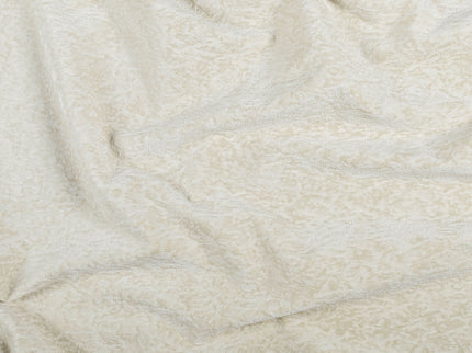 Light cream Colour Textured Velvet Flock Easy Clean Sofa, Chair and Curtain Fabric