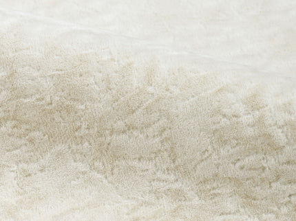 Light cream Colour Textured Velvet Flock Easy Clean Sofa, Chair and Curtain Fabric