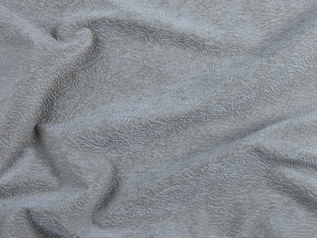 Greenish Beige Colour Textured Velvet Flock Easy Clean Sofa, Chair and Curtain Fabric