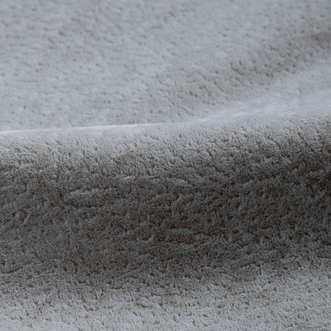 Beige Grey Colour Textured Velvet Flock Easy Clean Sofa, Chair and Curtain Fabric
