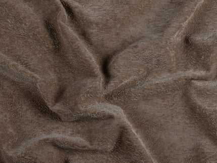 Brown Colour Textured Velvet Flock Easy Clean Sofa, Chair and Curtain Fabric