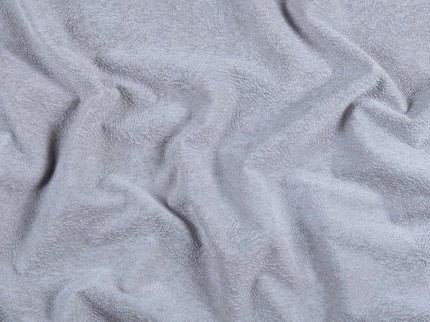 Silver Grey Colour Textured Velvet Flock Easy Clean Sofa, Chair and Curtain Fabric
