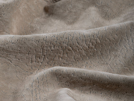 Desert Brown Colour Textued Velvet Flock Easy Clean Sofa, Chair and Curtain Fabric