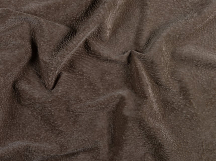 Dark Brown Colour Textued Velvet Flock Easy Clean Sofa, Chair and Curtain Fabric