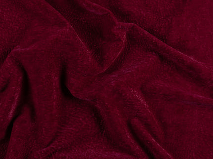 Maroon Colour Textued Velvet Flock Easy Clean Sofa, Chair and Curtain Fabric