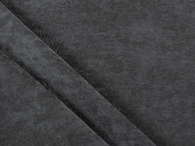 Dark Ash Brown Colour Textued Velvet Flock Easy Clean Sofa, Chair and Curtain Fabric