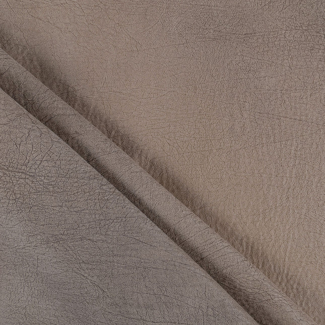 Wood Brown Colour Leather like Textured Suede Sofa and Chair Fabric