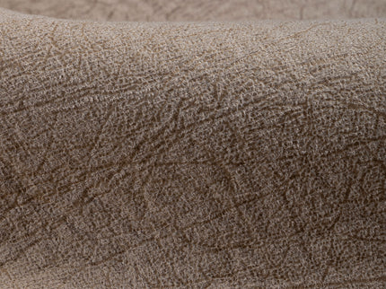 Wood Brown Colour Leather like Textured Suede Sofa and Chair Fabric