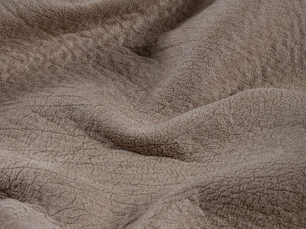 Wood Brown Colour Leather like Textured Suede Sofa and Chair Fabric