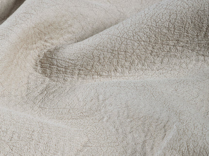 Pale Grey Beige Colour Leather like Textured Suede Sofa and Chair Fabric