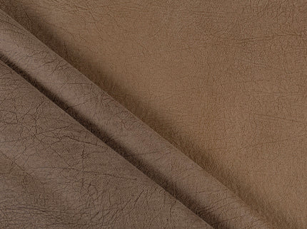 Brown Colour Leather like Textured Suede Sofa and Chair Fabric