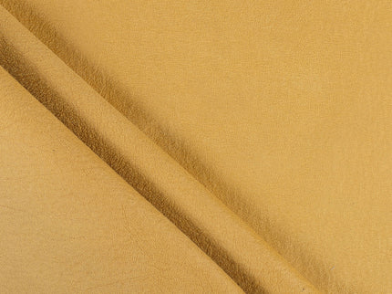 Mustard Yellow Colour Leather like Textured Suede Sofa and Chair Fabric
