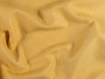 Mustard Yellow Colour Leather like Textured Suede Sofa and Chair Fabric