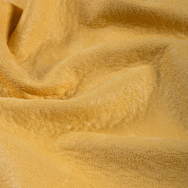 Mustard Yellow Colour Leather like Textured Suede Sofa and Chair Fabric